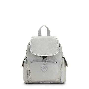 Mochilas Kipling City Pack Mini Metallic Plateados | MX 1490HA